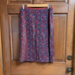SEASALT Stylish Multicolor Circle Patterned Potter Skirt Size 12